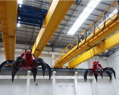 Cabin Control Ob Chav Beam Overhead Crane Nrog Electromagnetic Grab
