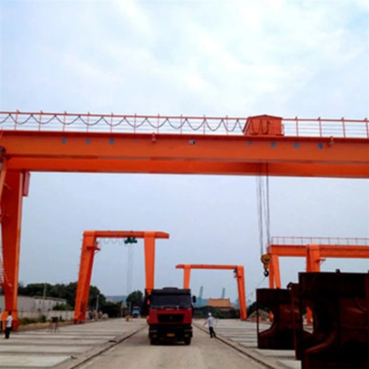 Steel Wheel Double Beam Gantry Crane 20 Ton high quality